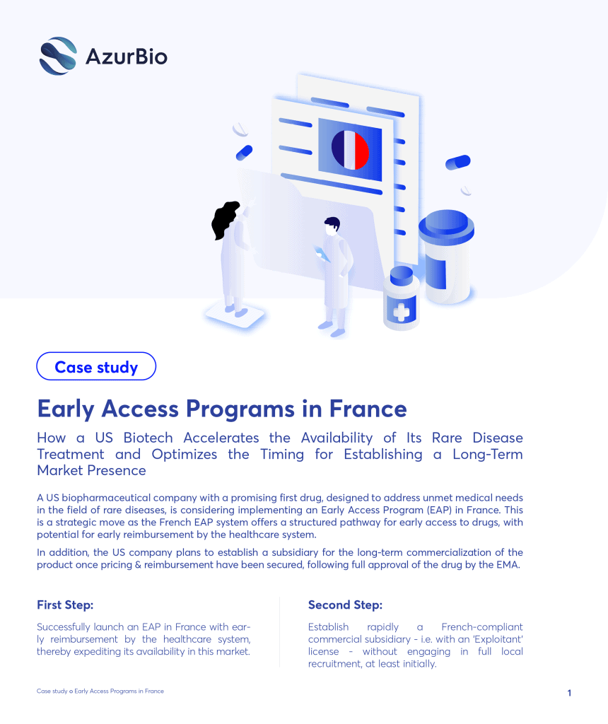 Couverture du case study : Early Access Programs in France
