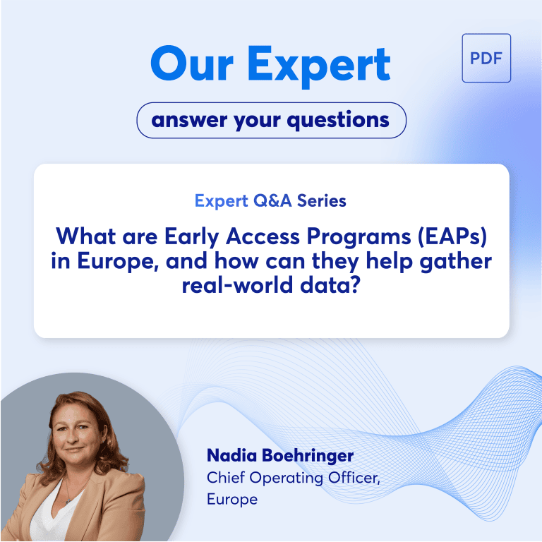 Couverture de l'Expert Q&A : What are Early Access Programs (EAPs) in Europe, and how can they help gather real-world data?